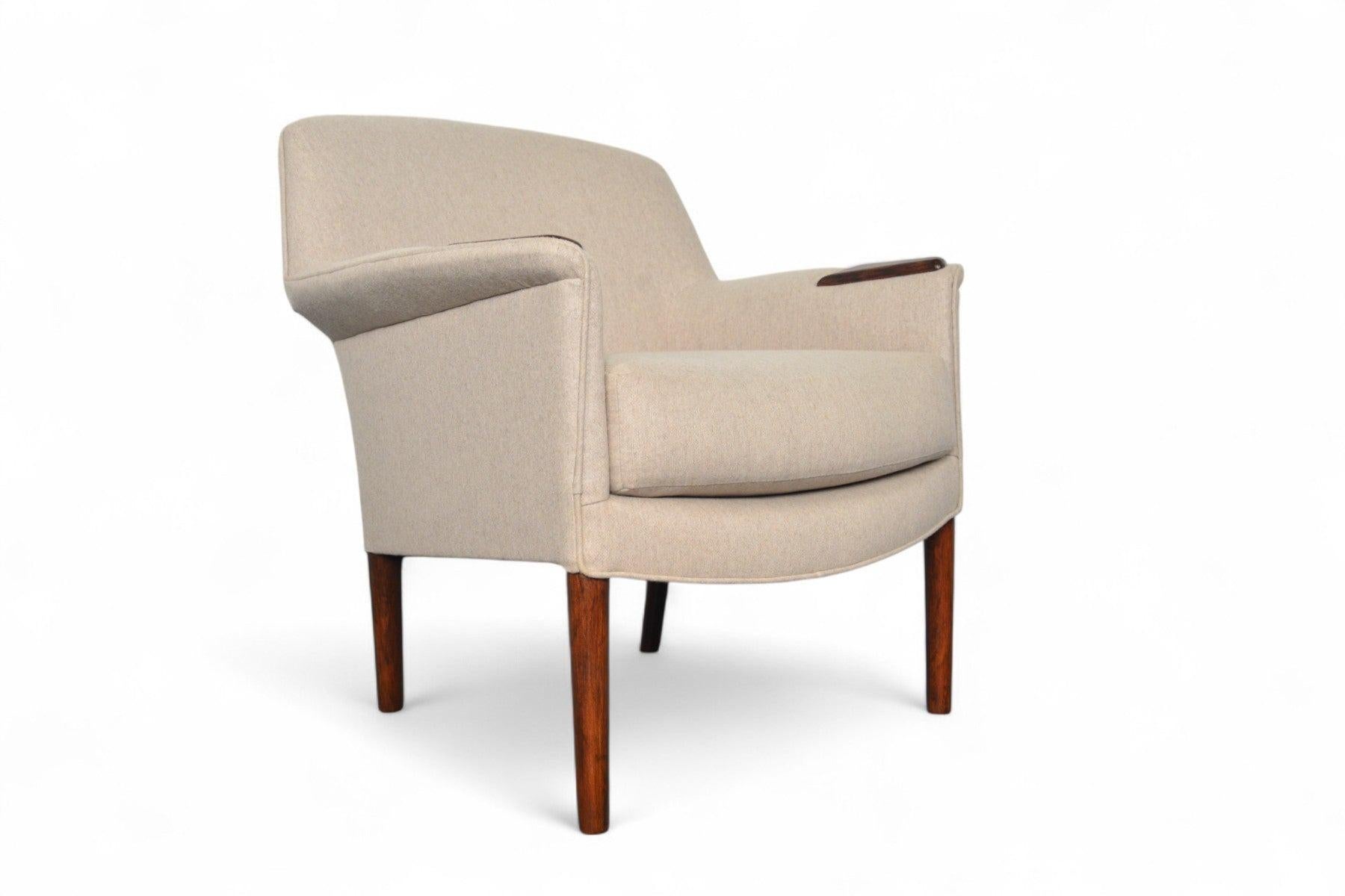 Danois Chaise longue Aksel Bender Madsen modèle 4401 en bois de rose en vente
