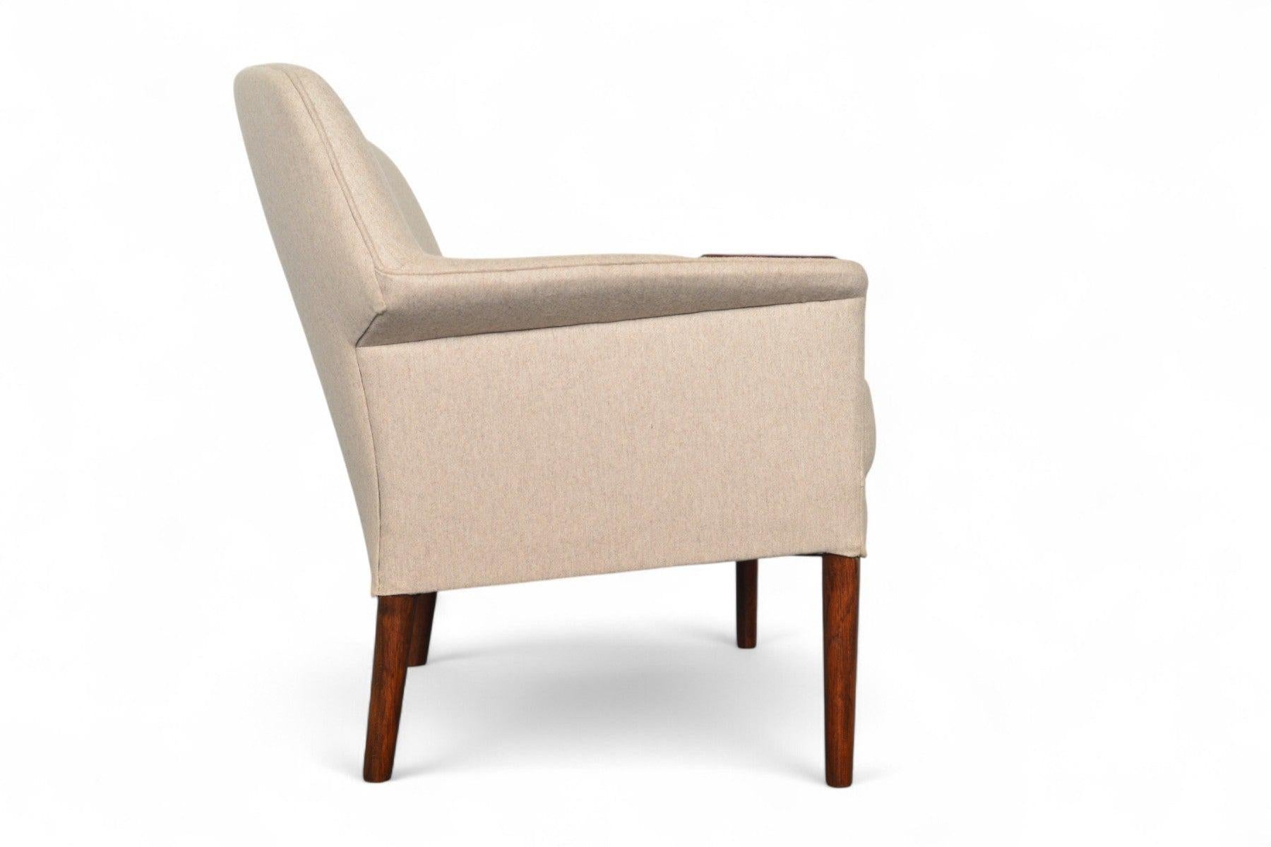 Chaise longue Aksel Bender Madsen modèle 4401 en bois de rose Bon état - En vente à Berkeley, CA