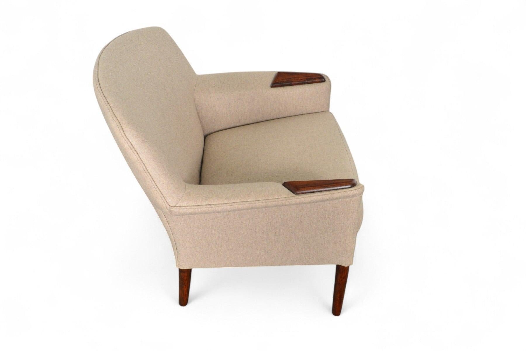 20ième siècle Chaise longue Aksel Bender Madsen modèle 4401 en bois de rose en vente
