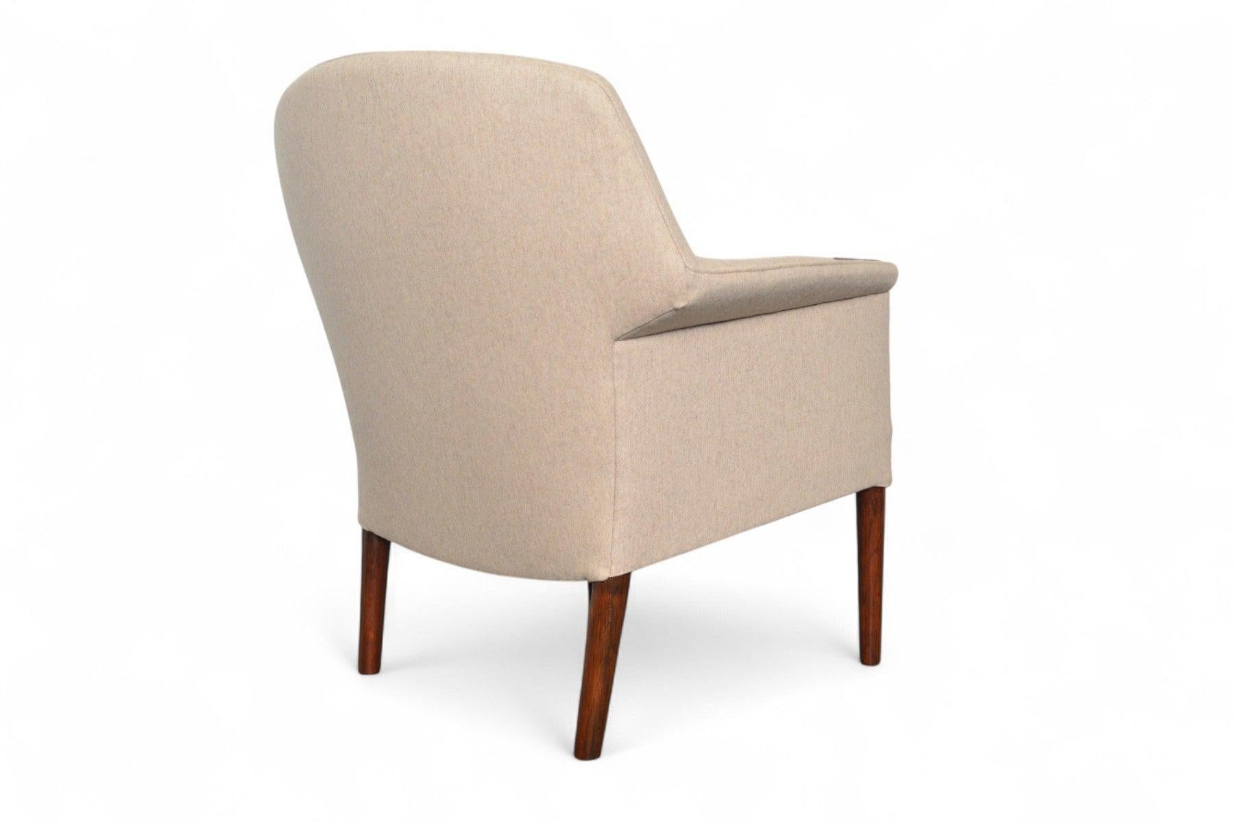 Chaise longue Aksel Bender Madsen modèle 4401 en bois de rose en vente 1
