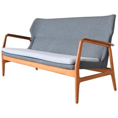 Canapé de salon Wingback d'Aaksel Bender Madsen pour Bovenkamp, Pays-Bas, 1960