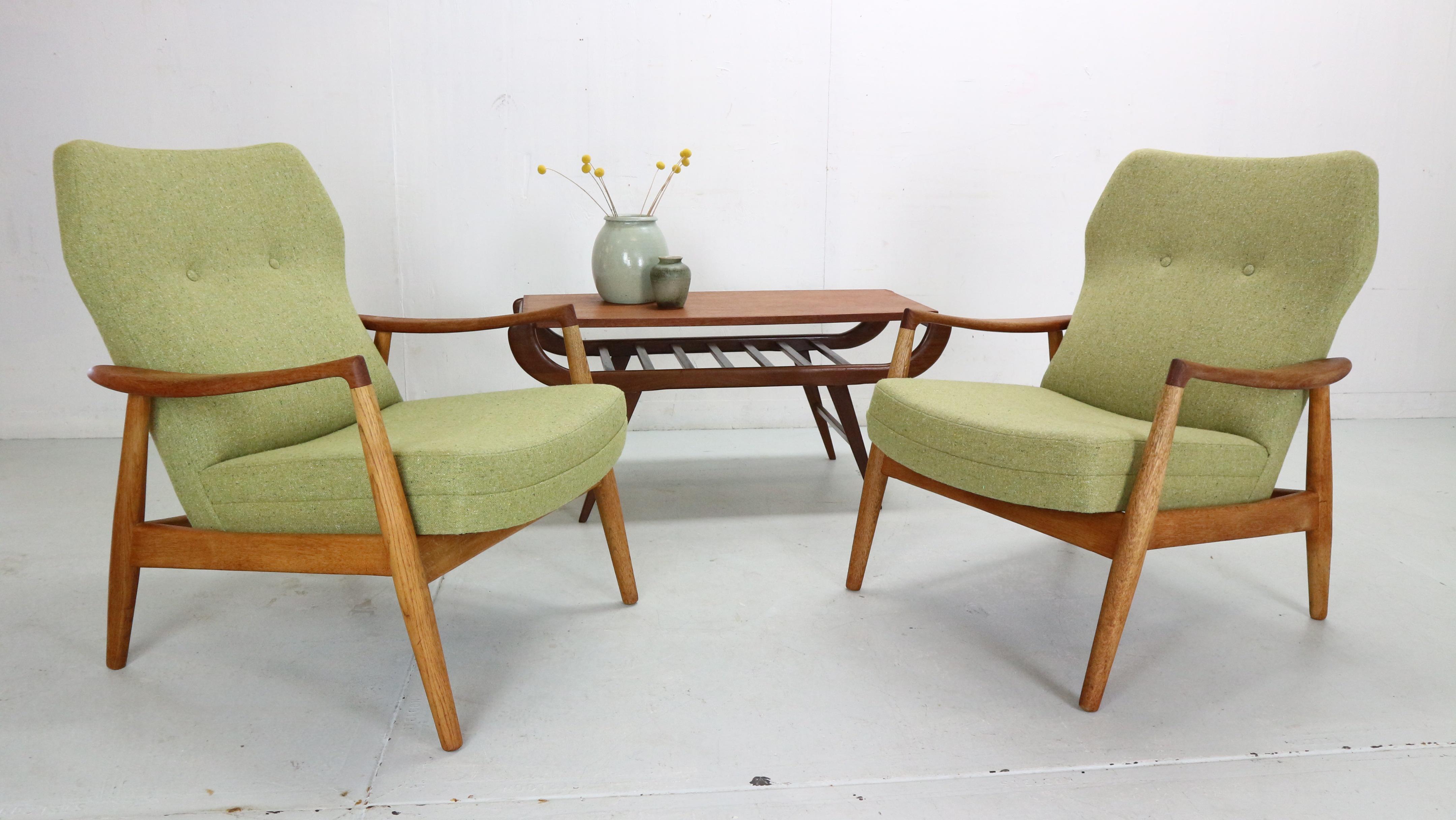 Aksel Bender Madsen Wingback Set of 2 Lounge Chairs for Bovenkamp, 1950s 12