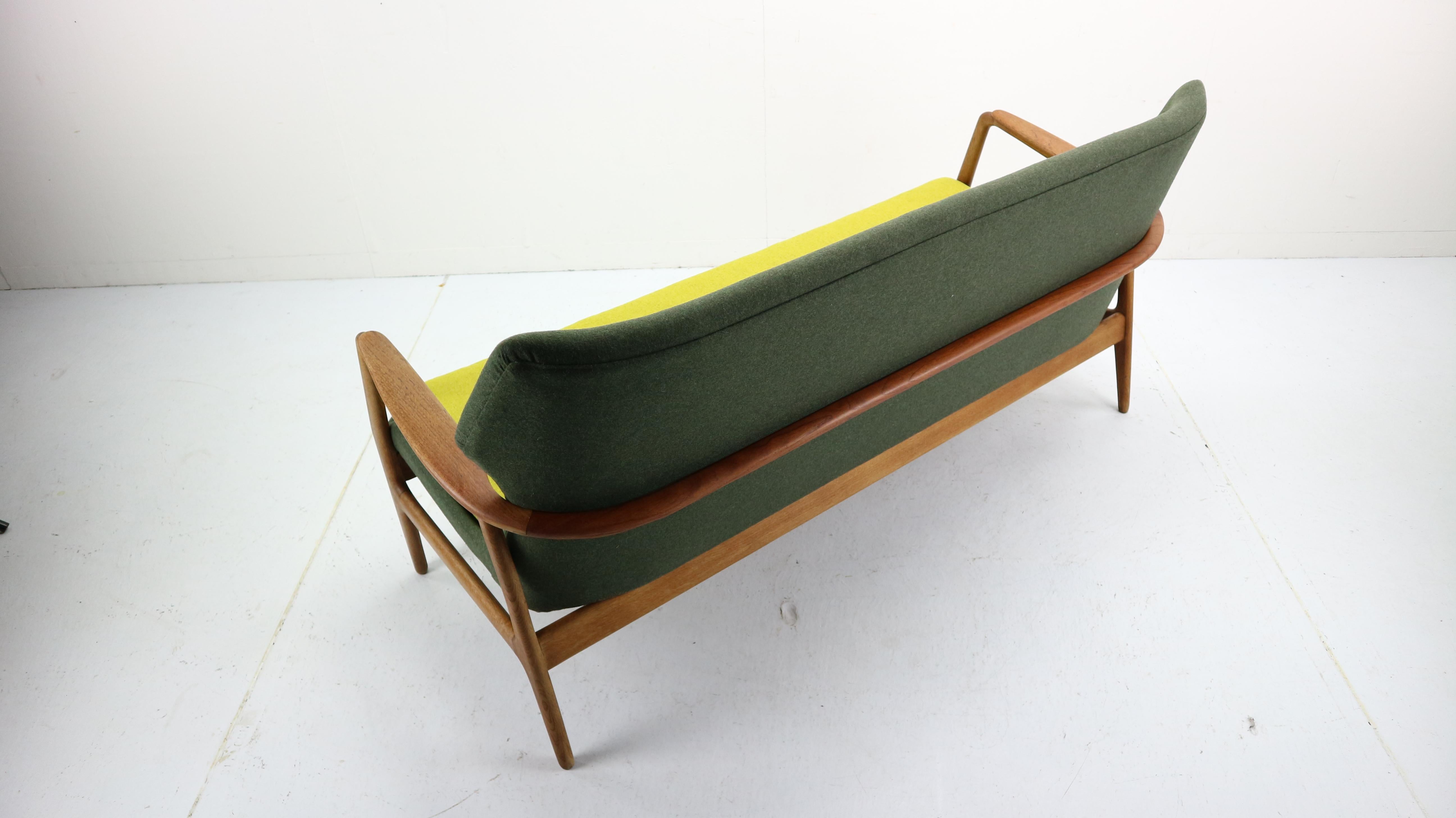 Scandinavian Modern Aksel Bender Madsen Wingback Sofa for Bovenkamp, 1950s