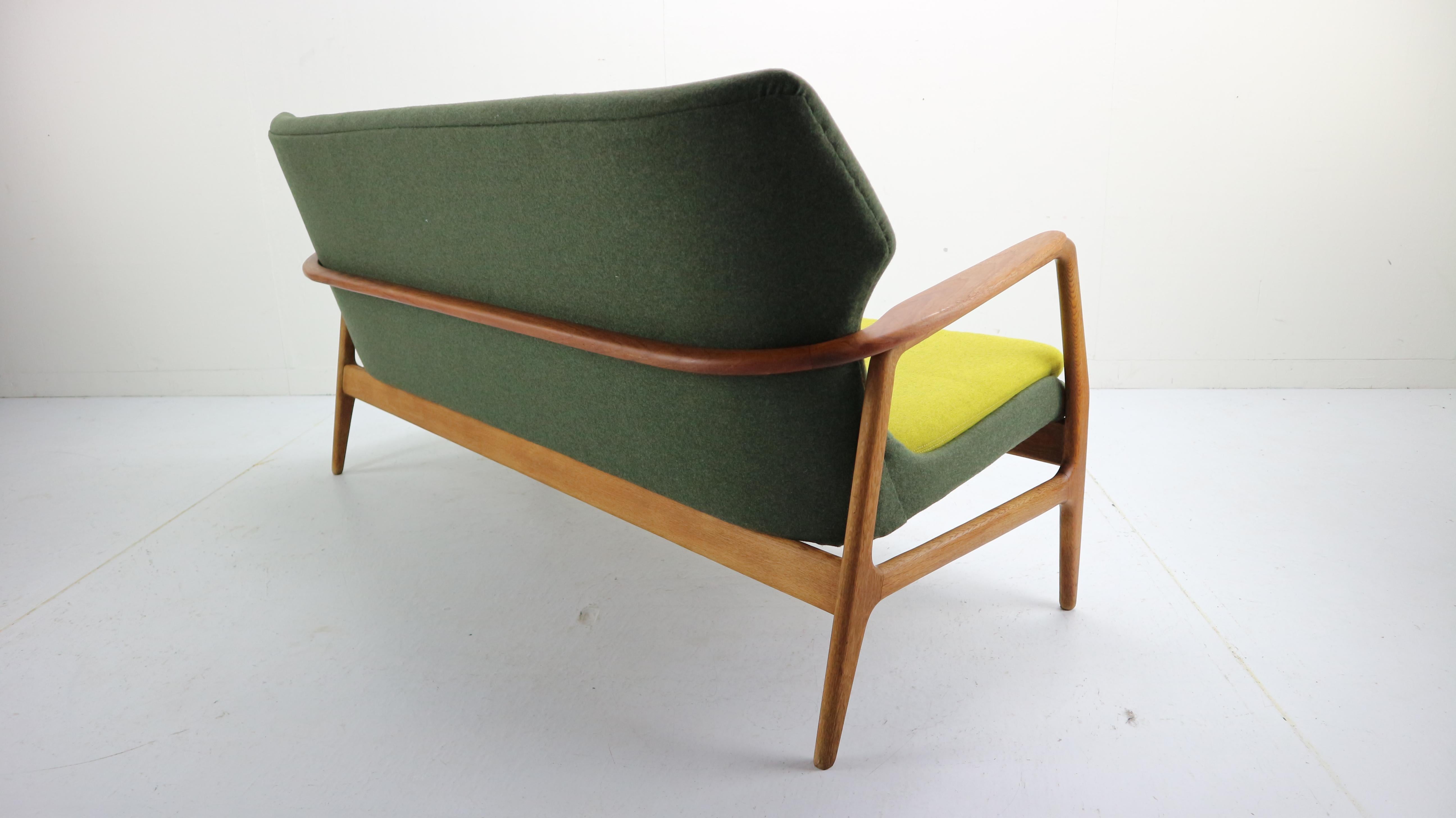 Mid-20th Century Aksel Bender Madsen Wingback Sofa for Bovenkamp, 1950s