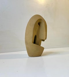 Aksel Hansen Surrealist Entity in Glazed Ceramic, 1960s