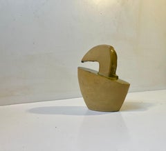 Aksel Hansen Surrealist Ornament in Glazed Ceramic, 1960s