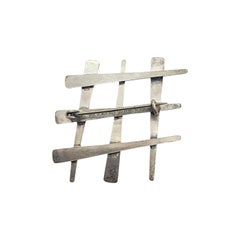 Aksel Holmsen Norwegen SS Weiß Emaille Abstrakt Moderne Anstecknadel/Brosche #15192