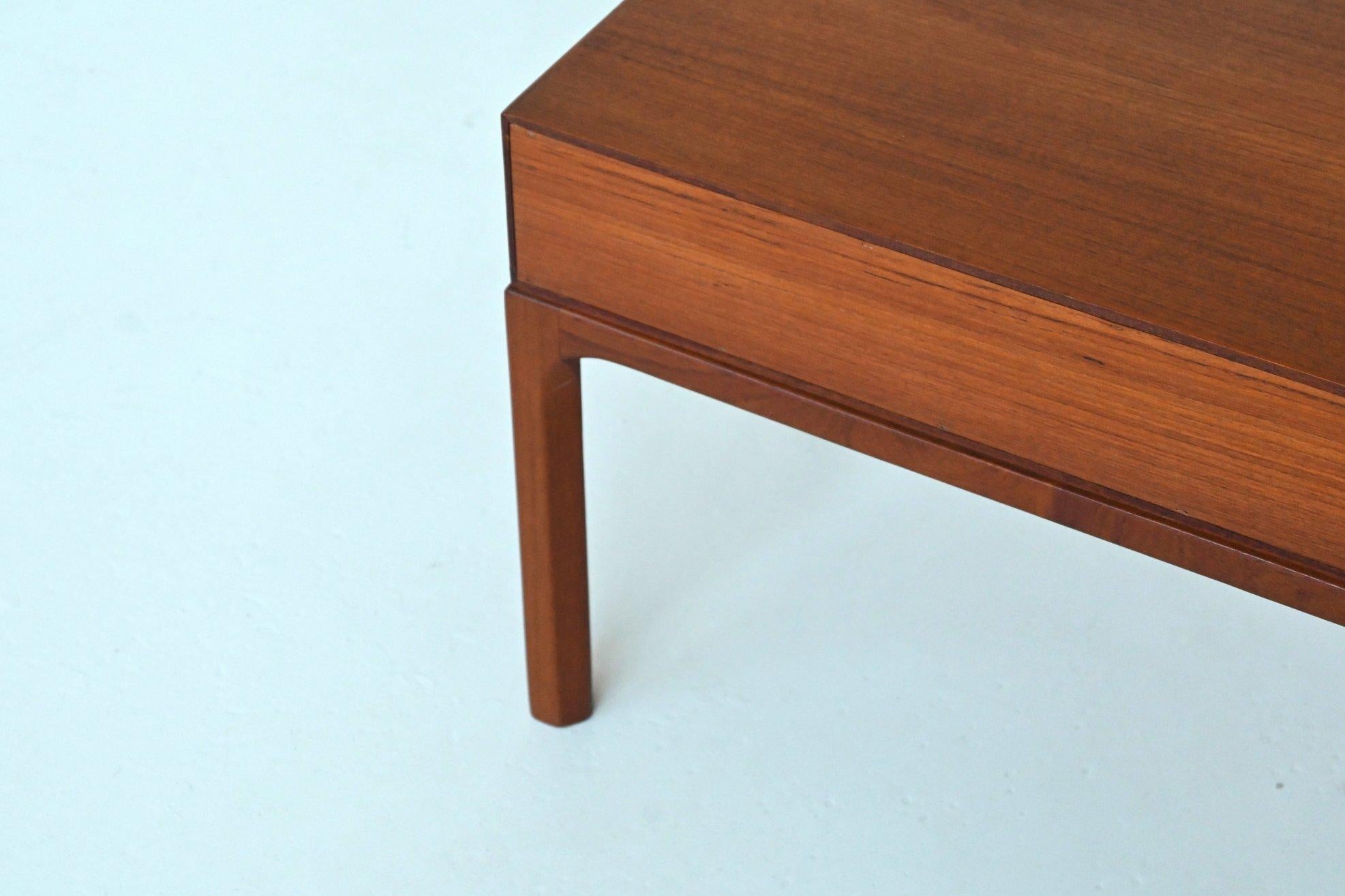 Aksel Kjersgaard bedside table or nightstand in teak Odder Denmark 1960 3