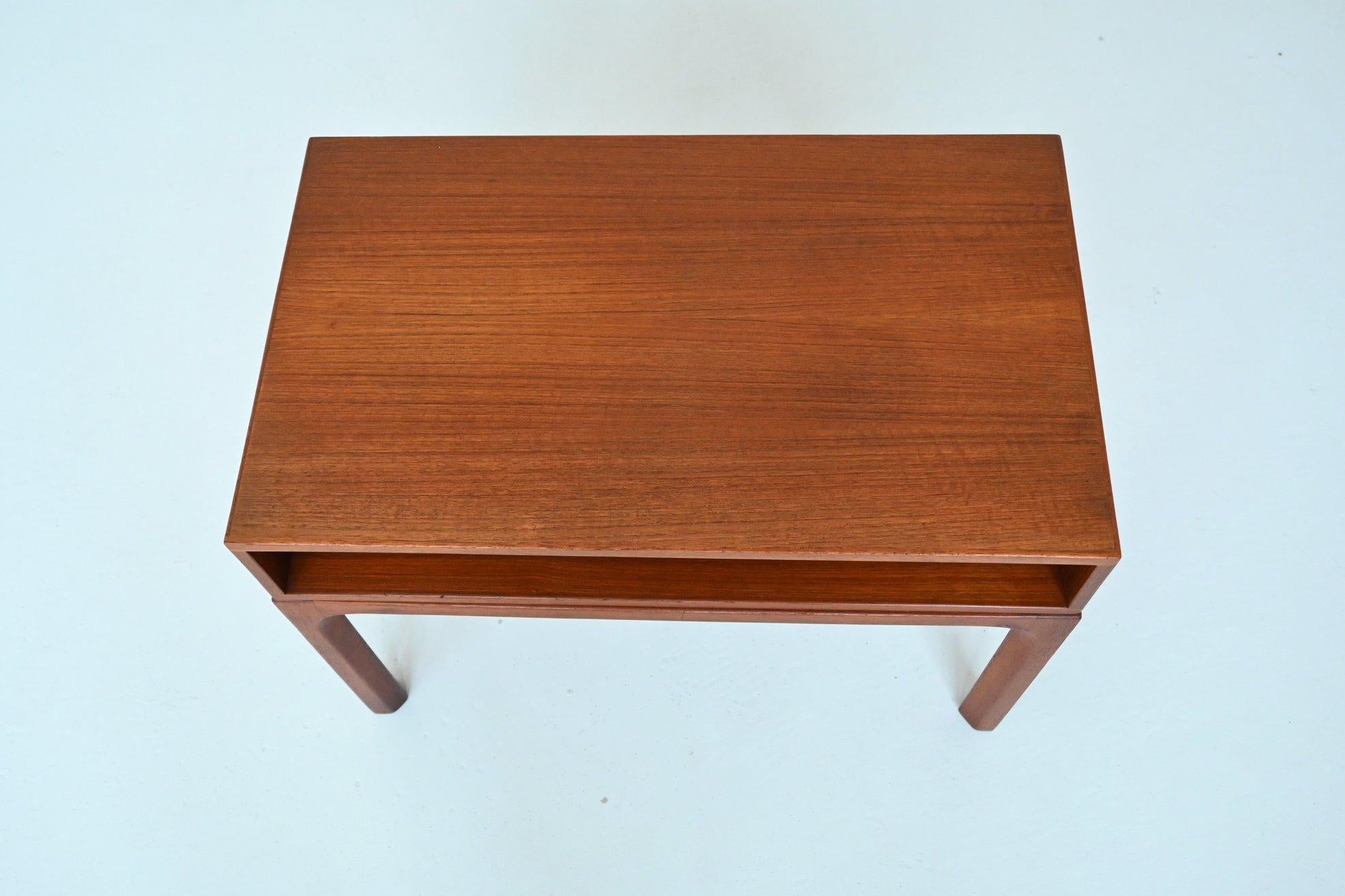 Aksel Kjersgaard bedside table or nightstand in teak Odder Denmark 1960 5
