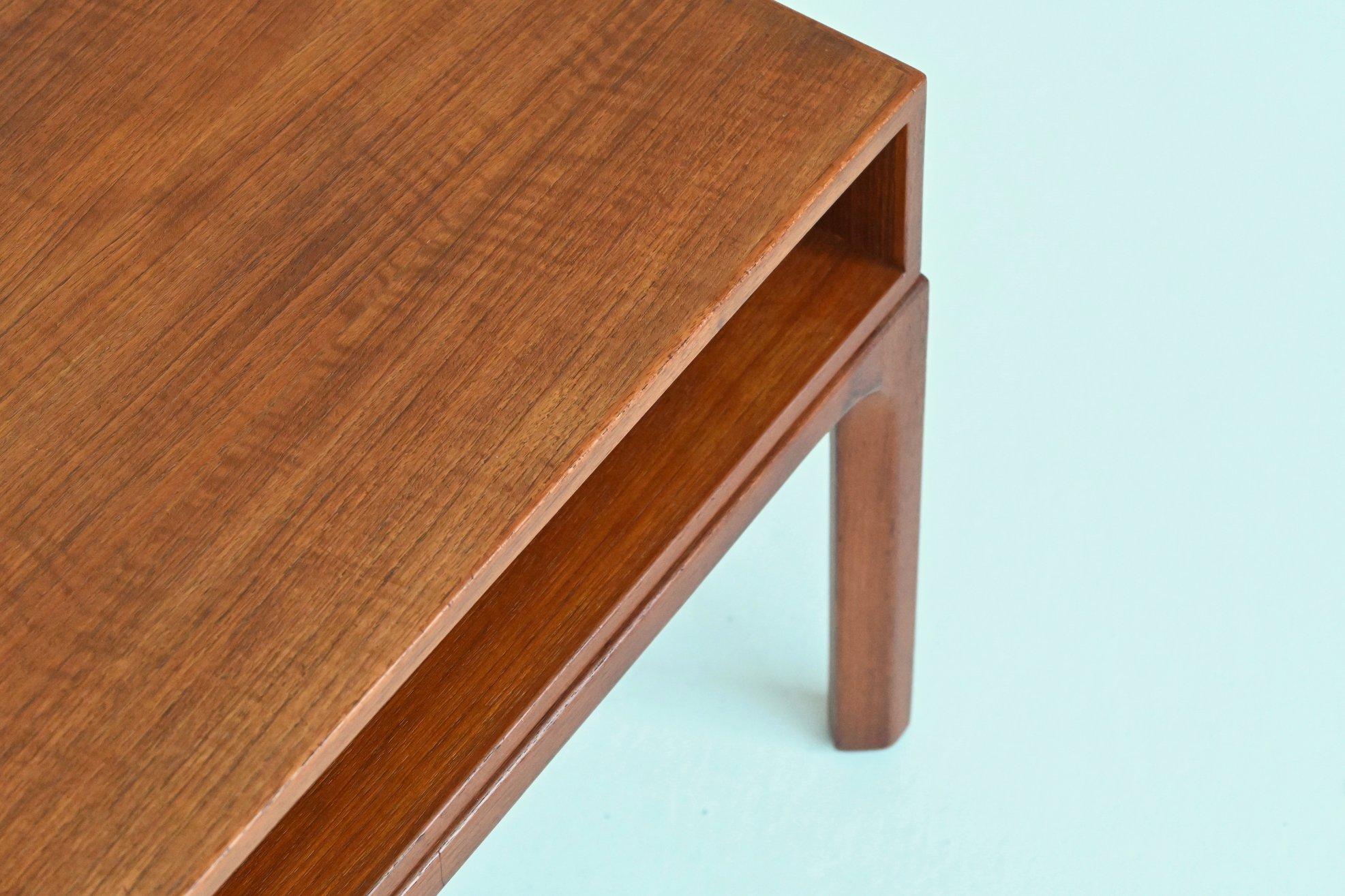 Aksel Kjersgaard bedside table or nightstand in teak Odder Denmark 1960 In Good Condition In Etten-Leur, NL