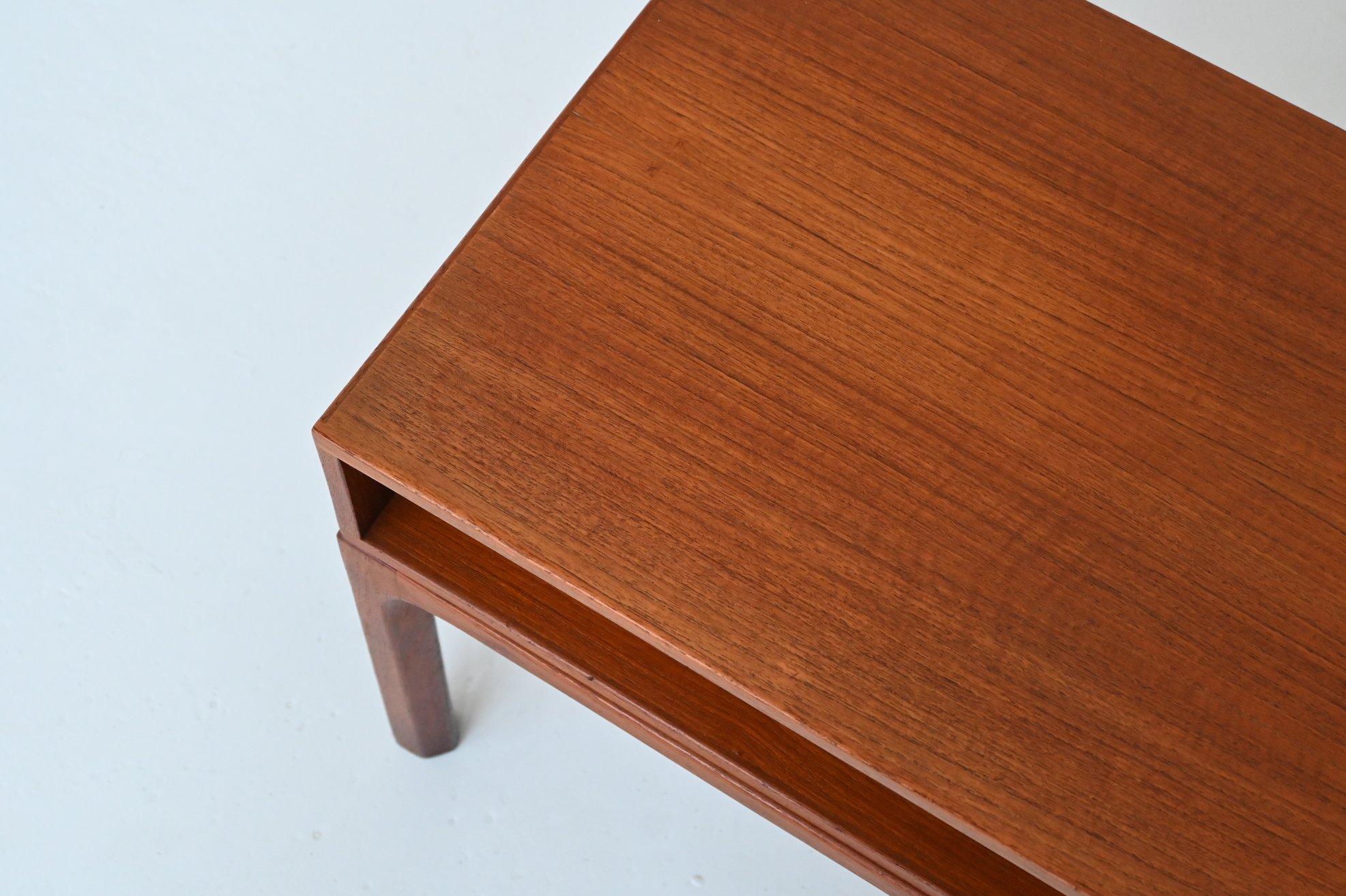 Mid-20th Century Aksel Kjersgaard bedside table or nightstand in teak Odder Denmark 1960