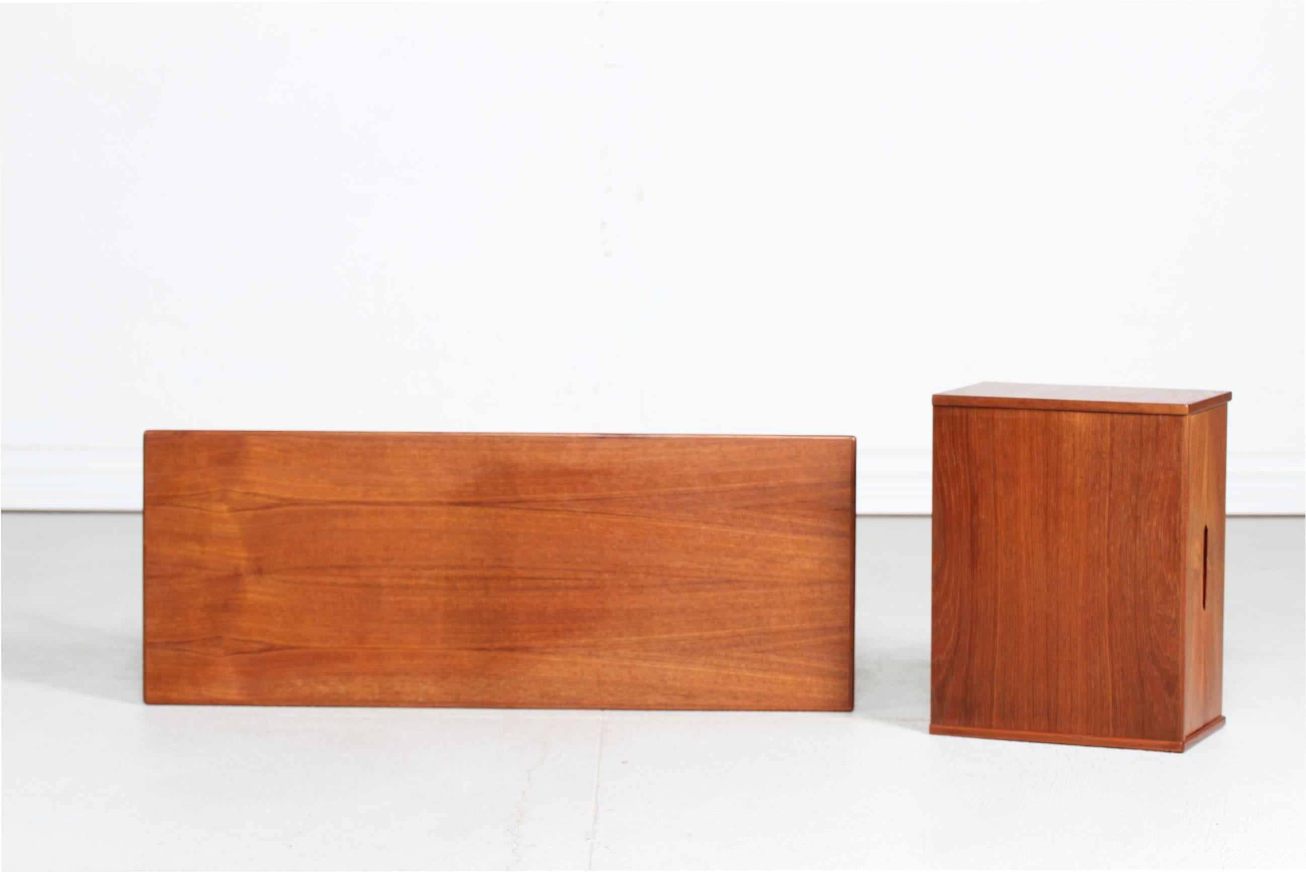 Mid-20th Century Aksel Kjersgaard Bench with Chest of Drawers in Teak Danish Modern, 1960s