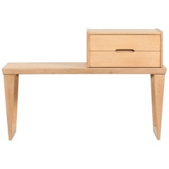 Vintage Aksel Kjersgaard Bench with Chest of Drawers of Oak Danish Modern, 1960s