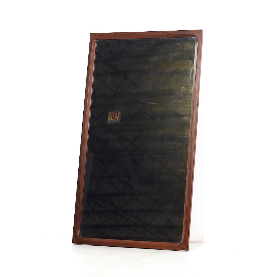Aksel Kjersgaard for Odder Mid Century Danish Rosewood Mirror In Good Condition In Countryside, IL
