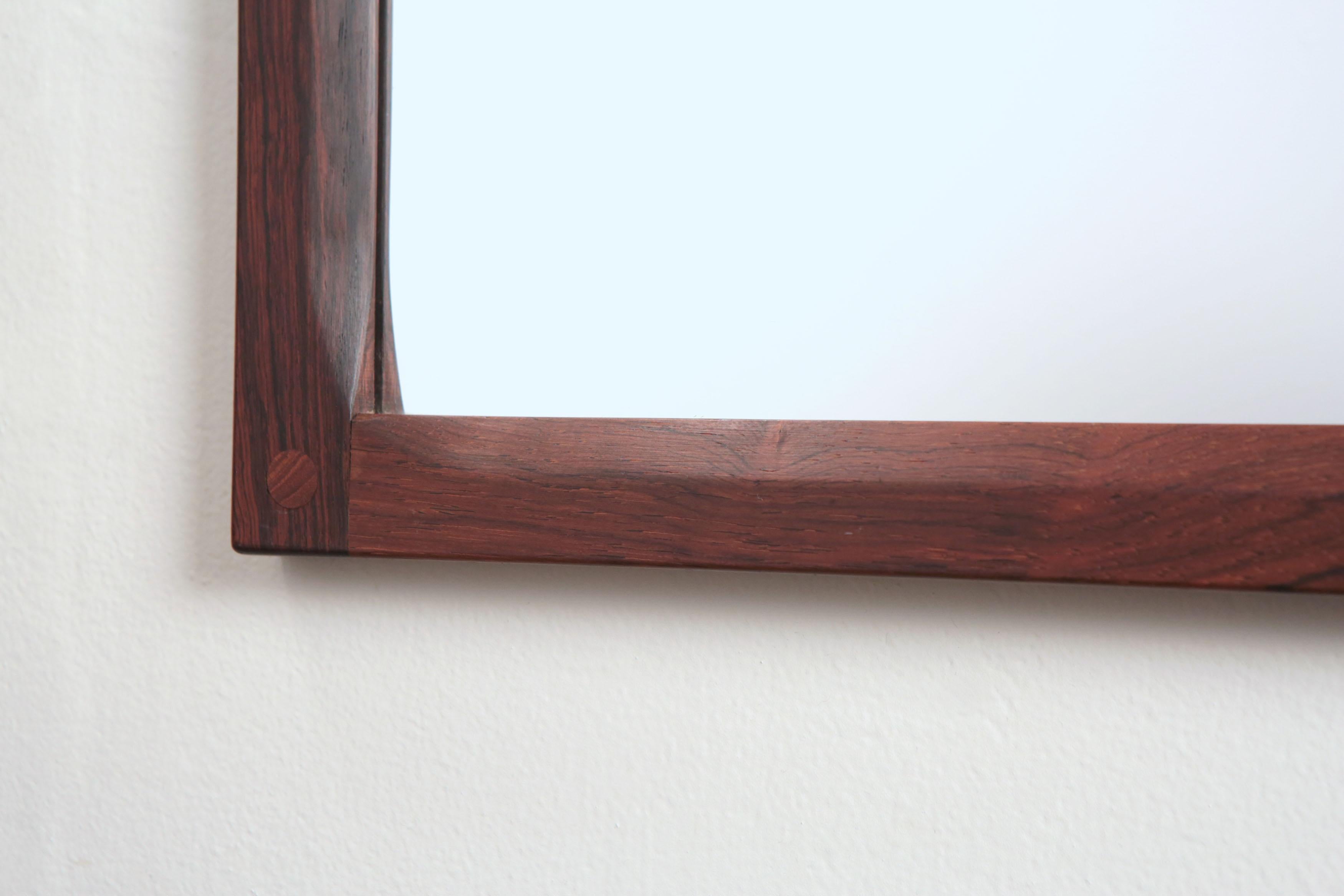 Aksel Kjersgaard mirror in rosewood for Odder 