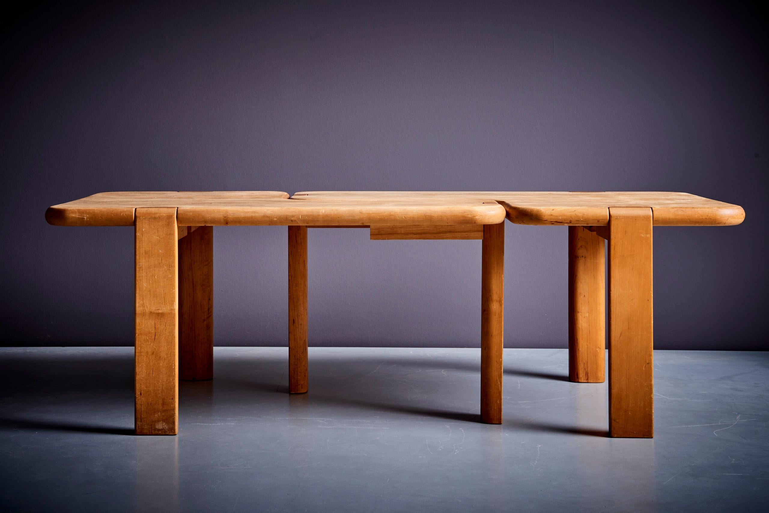 Paire de tables basses en bois d'érable Aksel Kjersgaard, Danemark - années 1970 en bon état d'origine. 