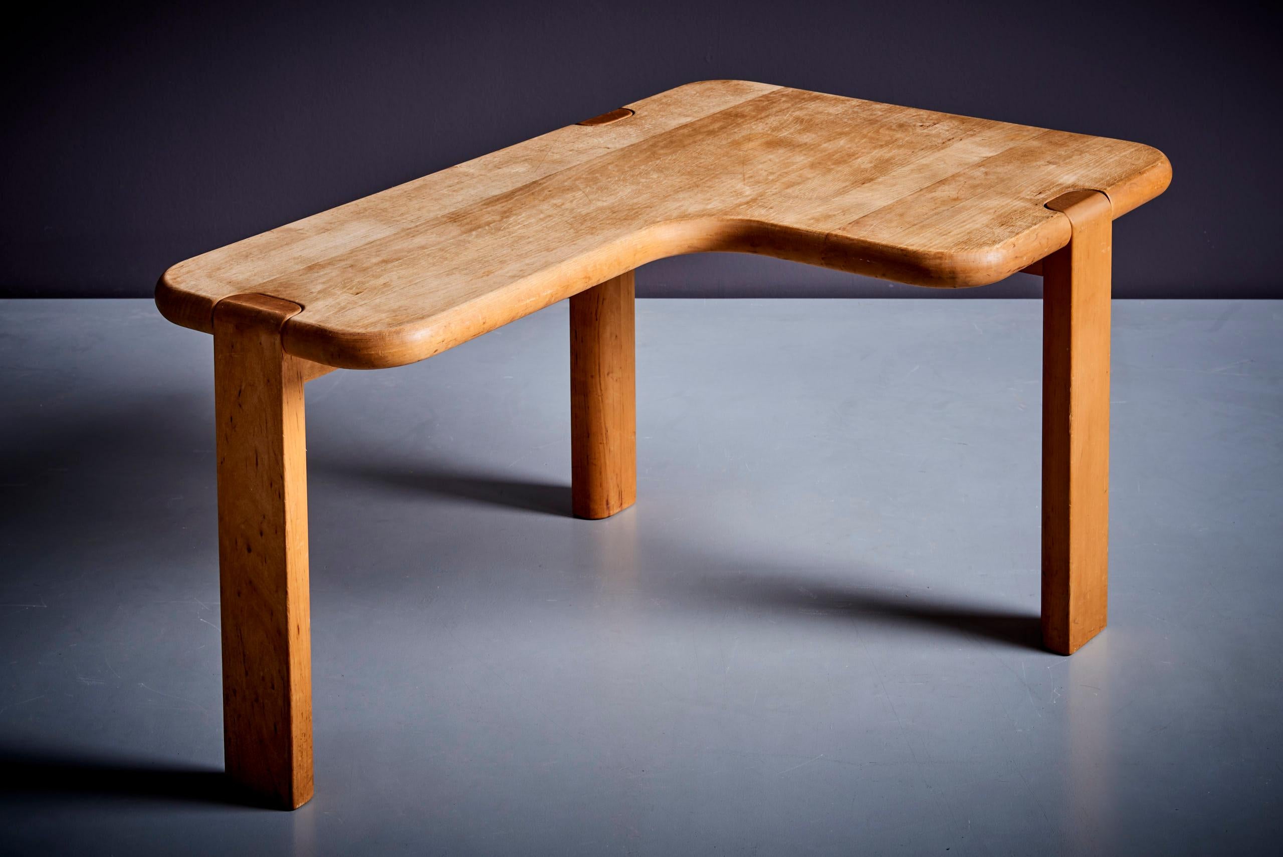 Fin du 20e siècle  Paire de tables basses en bois d'érable Aksel Kjersgaard  Danemark - années 1970 en vente