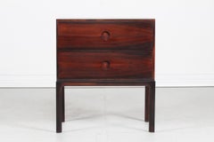 Aksel Kjersgaard Rosewood Dresser Model 384 with 3 Drawers Danish Modern, 1960s