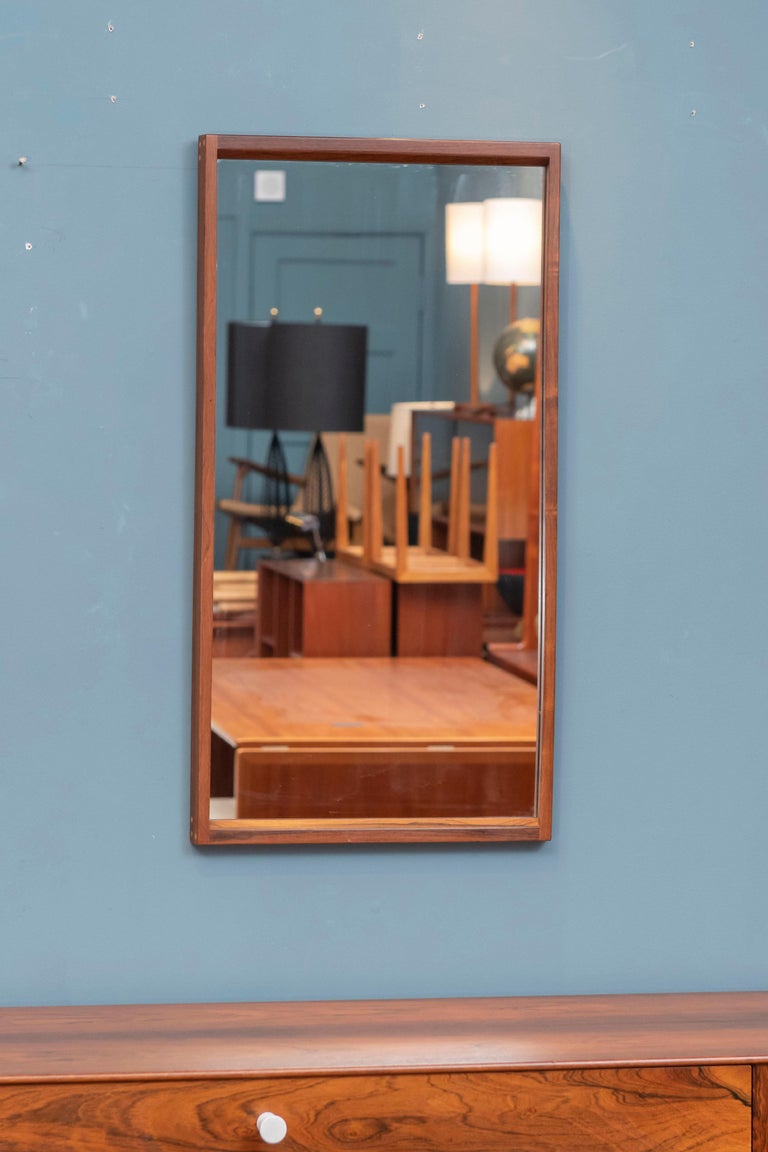 Aksel Kjersgaard Rosewood Wall Mirror For Sale 1