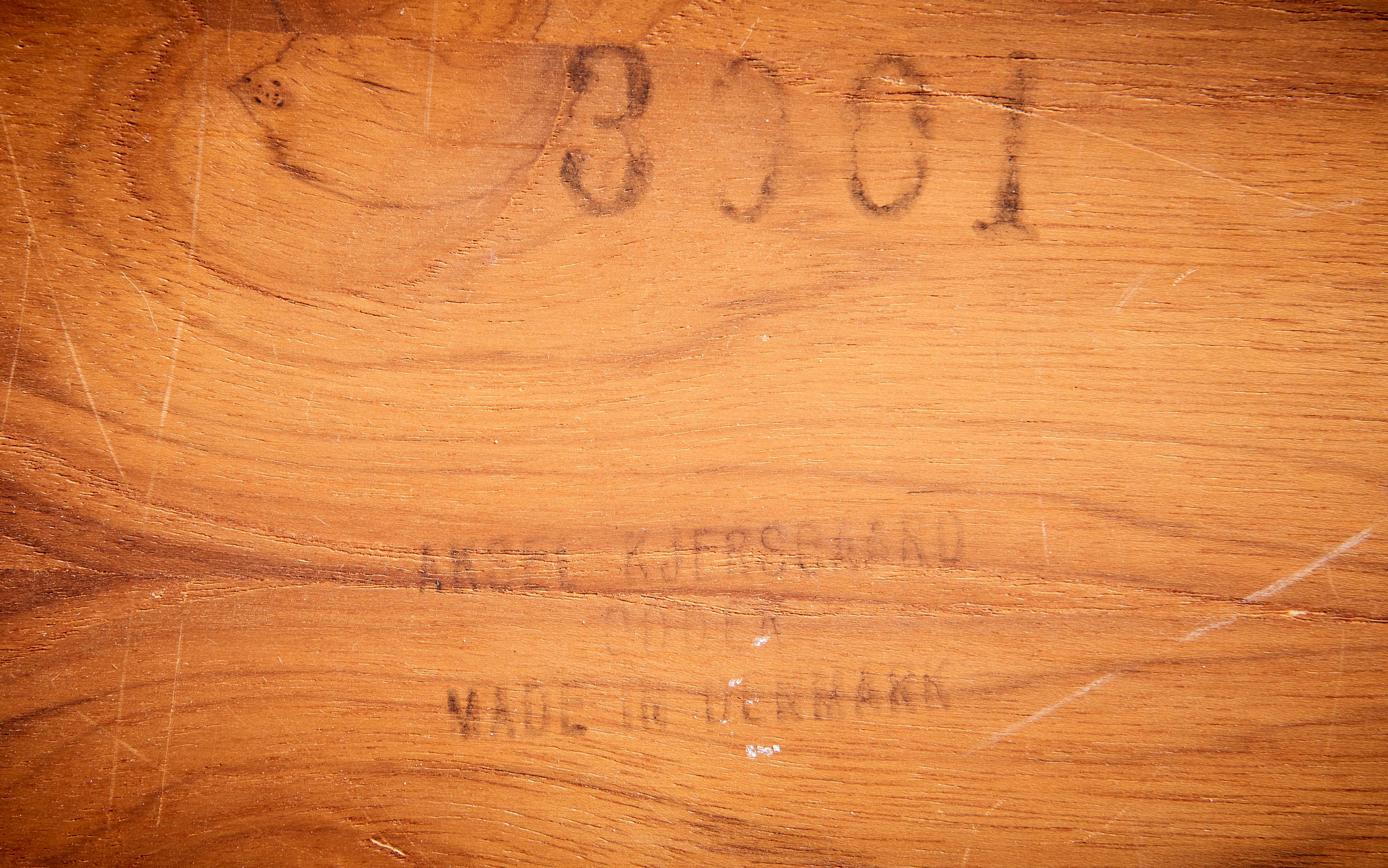 Kai Kristiansen Set of Bed Side Tables / Drawers in Teak for Aksel Kjersgaard  2