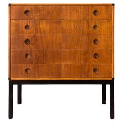 Aksel Kjersgaard Teak Drawers with Metal Legs