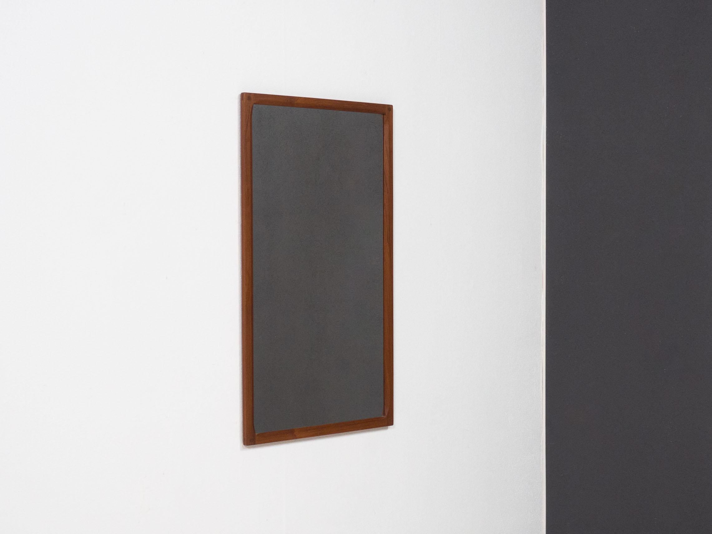 Mid-Century Modern Aksel Kjersgaard teak mirror – Kai Kristiansen For Sale