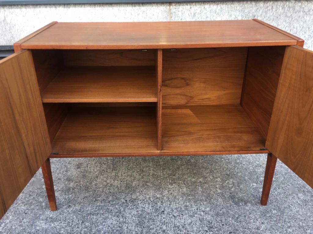 Danish Aksel Kjersgaard Teak Small Cabinet Odder, Denmark, circa 1960s