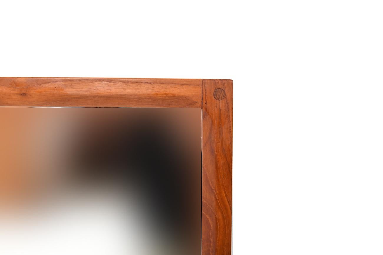 Scandinavian Modern Aksel Kjersgaard Teak Wooden Mirror For Sale