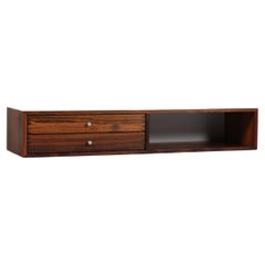 Aksel Kjersgaard Wall Unit of Rosewood with 2 Drawers Made in Denmark 1980s