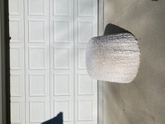 Aksel Pleated Single Seat-Shaggy Faux Fur