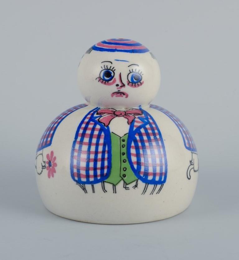 Aksel Sigvald Nielsen für Aksini, Dänemark. Salz- und Pfefferstreuer aus Keramik. (Skandinavische Moderne) im Angebot