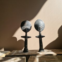 Akua´ba fertility dolls, Ashanti, Ghana. 20th century
