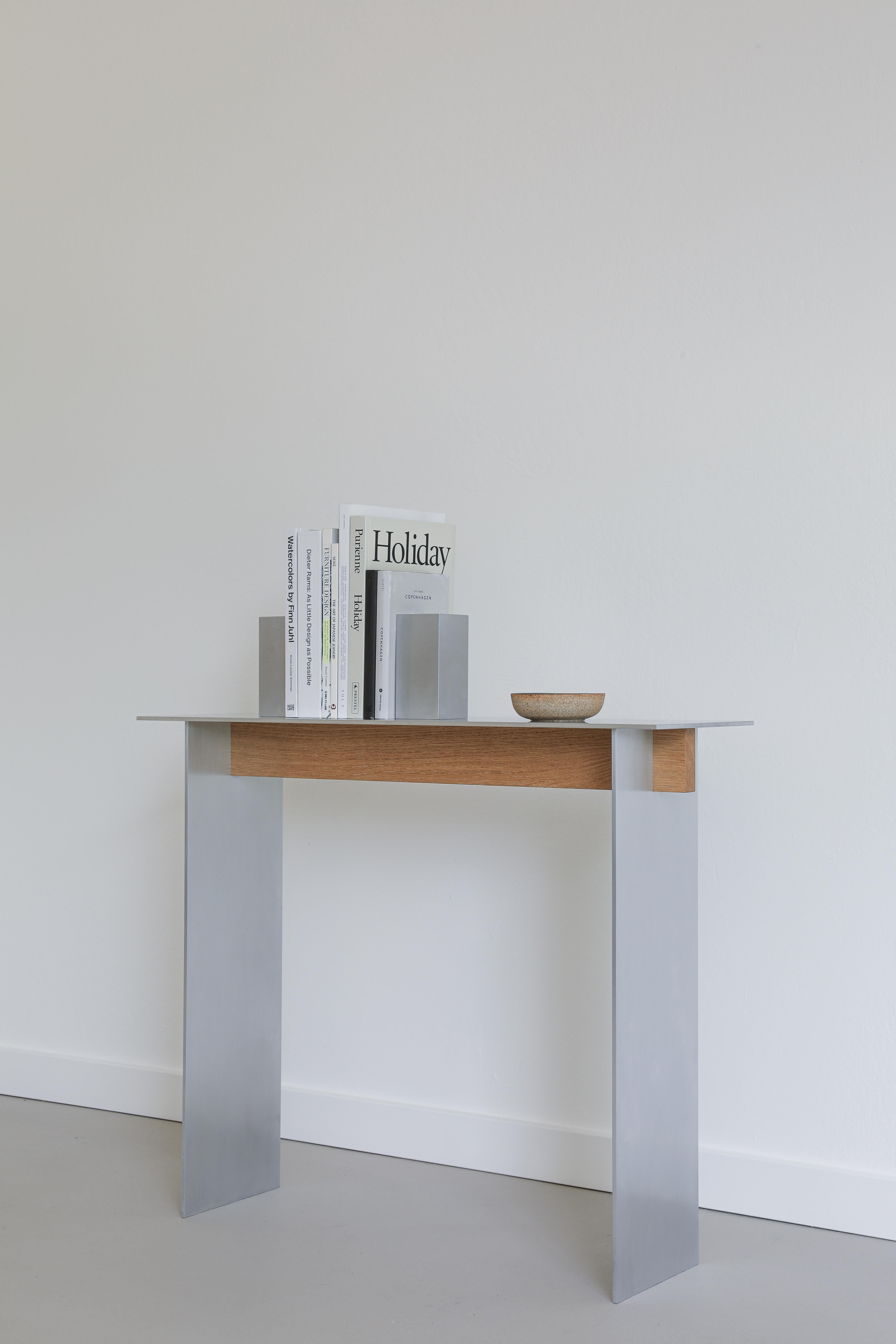 Aluminum AL-02 Console Table by Orlando Pippig For Sale
