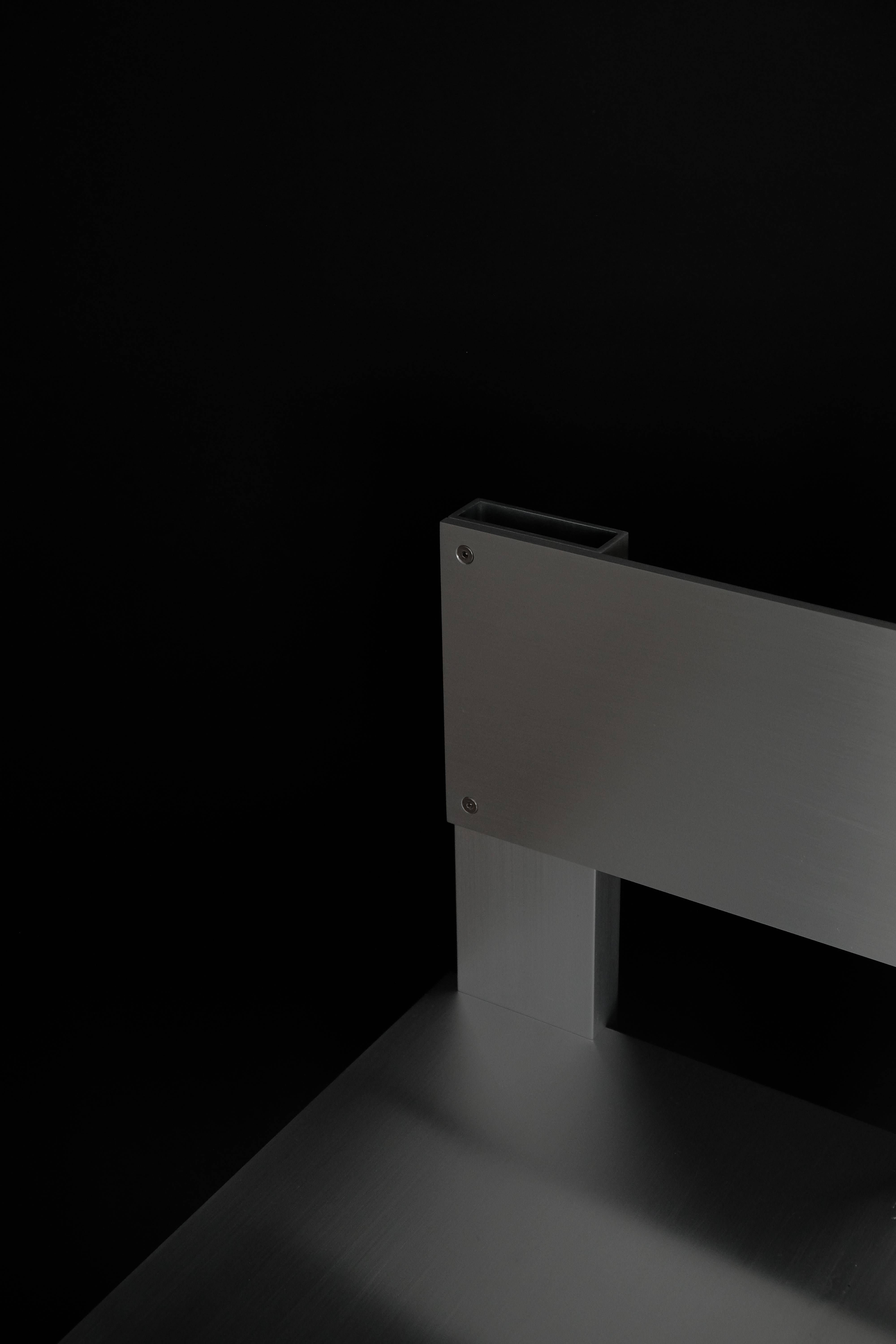 Alluminio AL-04 Stout Chair by Orlando Pippig in vendita
