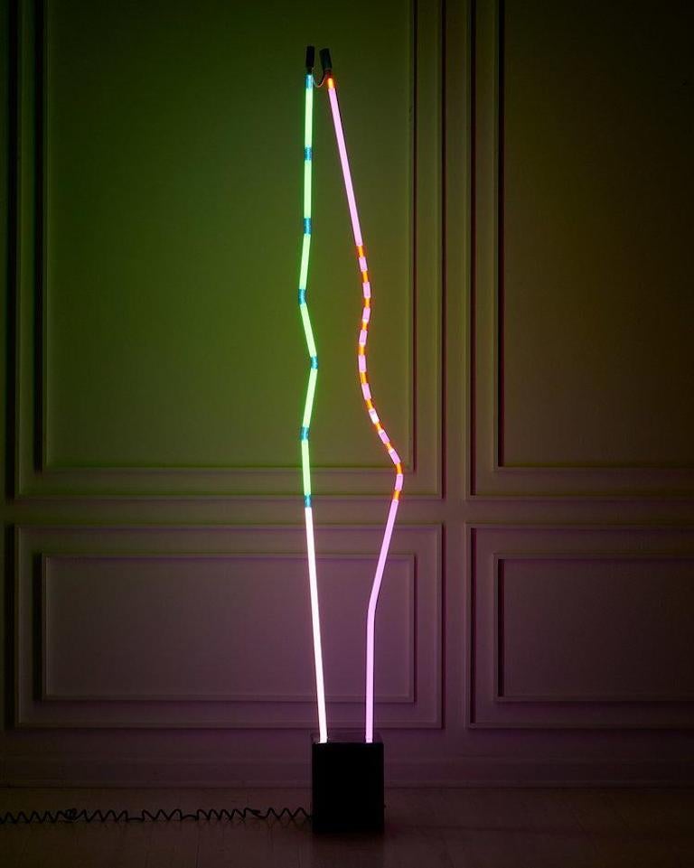American Al Blankenshein Neon Rod Floor Lamp