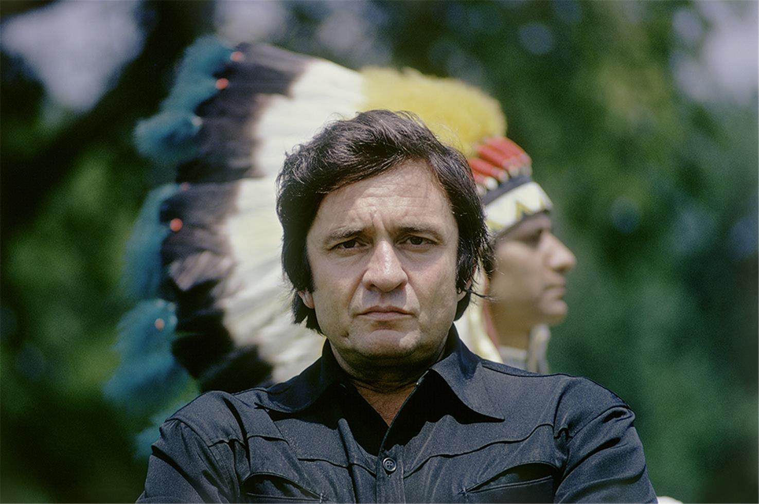 Al Clayton Color Photograph - Johnny Cash, 1973