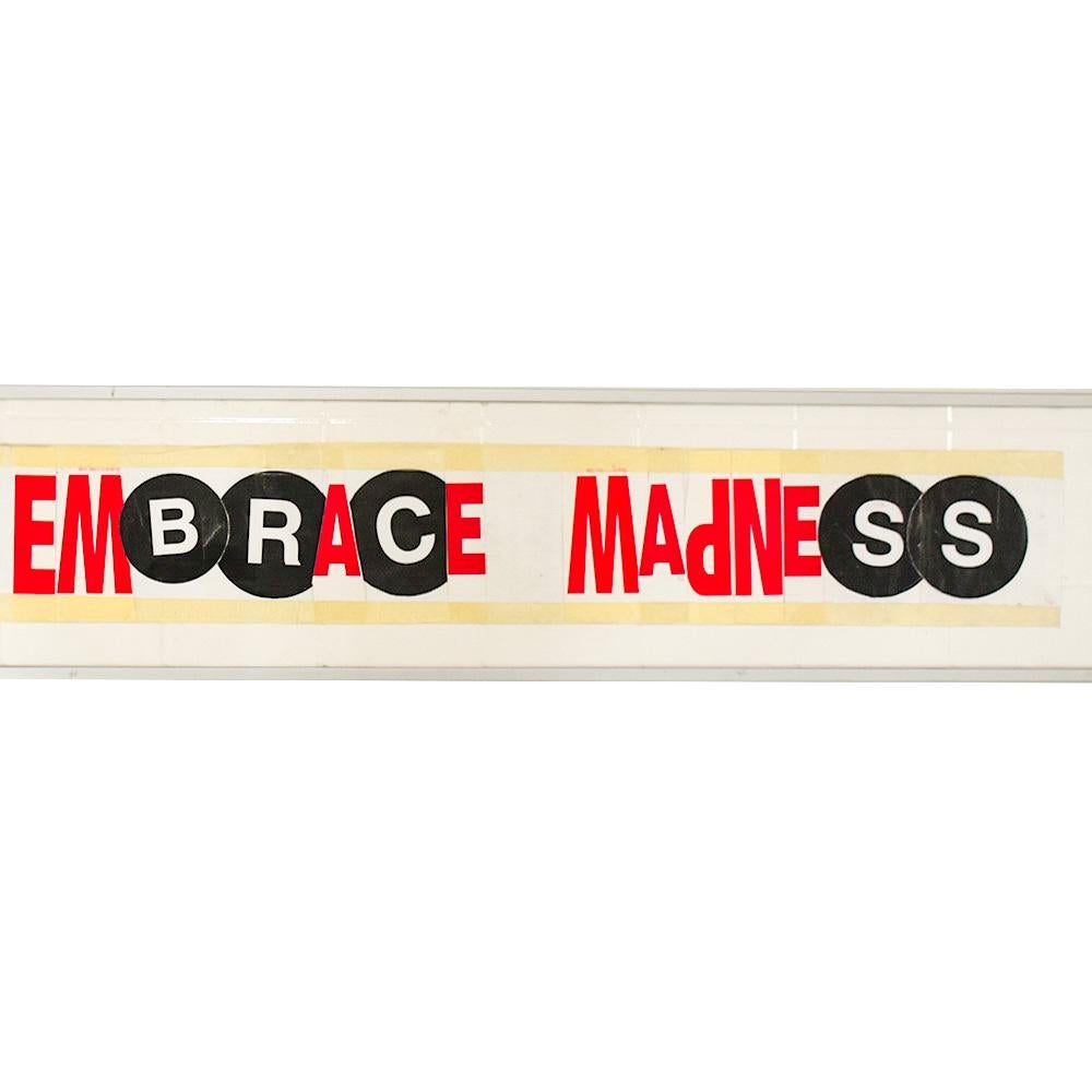 Accept and Embrace Madness/ SAMO(c) As a Suggestive Note (Original) en vente 1