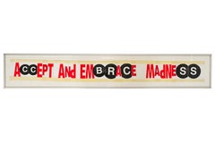 Accept and Embrace Madness/ SAMO(c) As a Suggestive Note (Original)