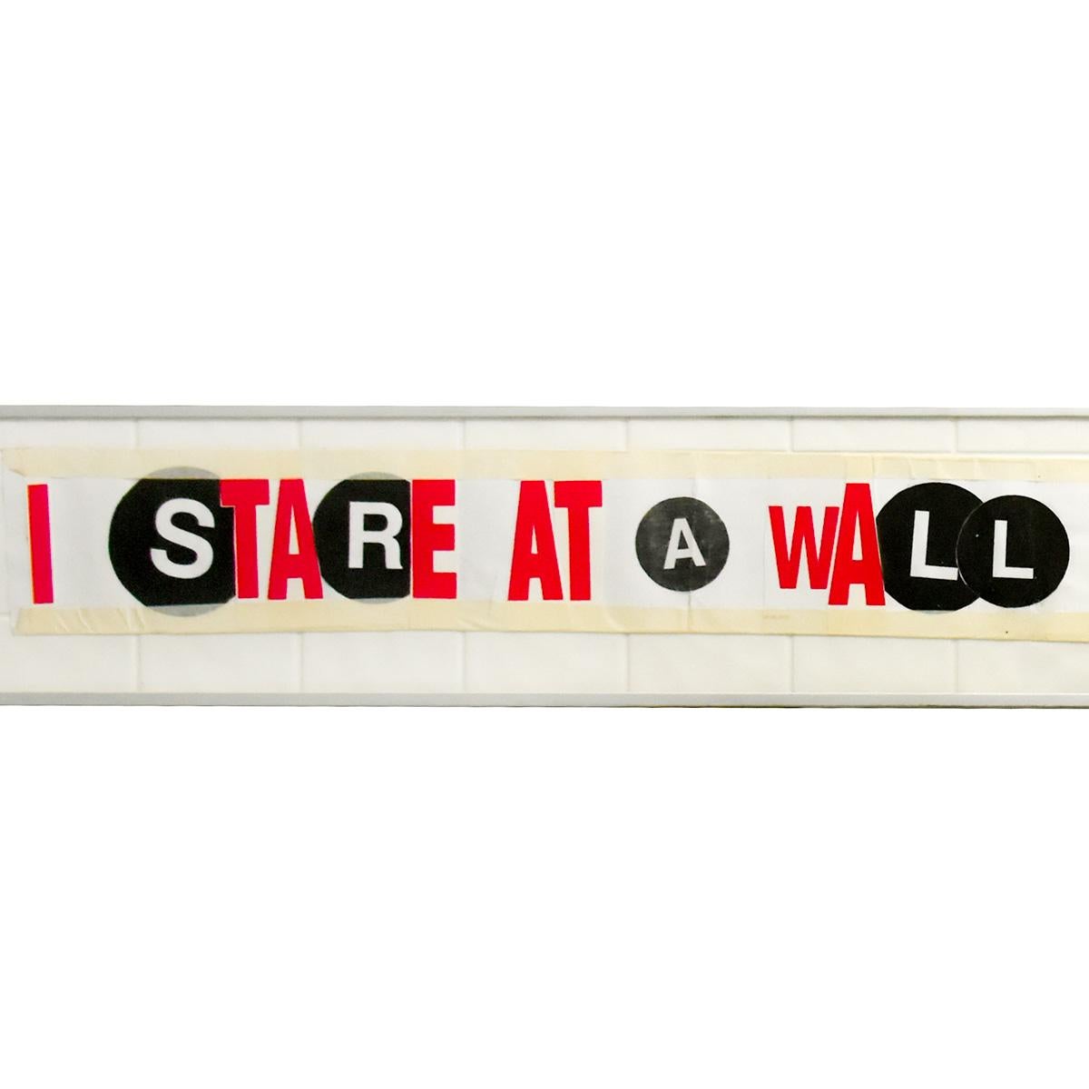 SAMO(c) 4 the Indirectly.../ Ich starre eine Wand an (Doppelseitiges Original-Kunstwerk) im Angebot 3