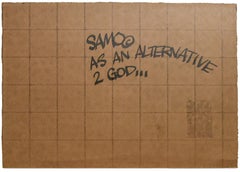 SAMO(c) As an Alternative... /Went 2 Big City...(Double Sided Original Artwork)