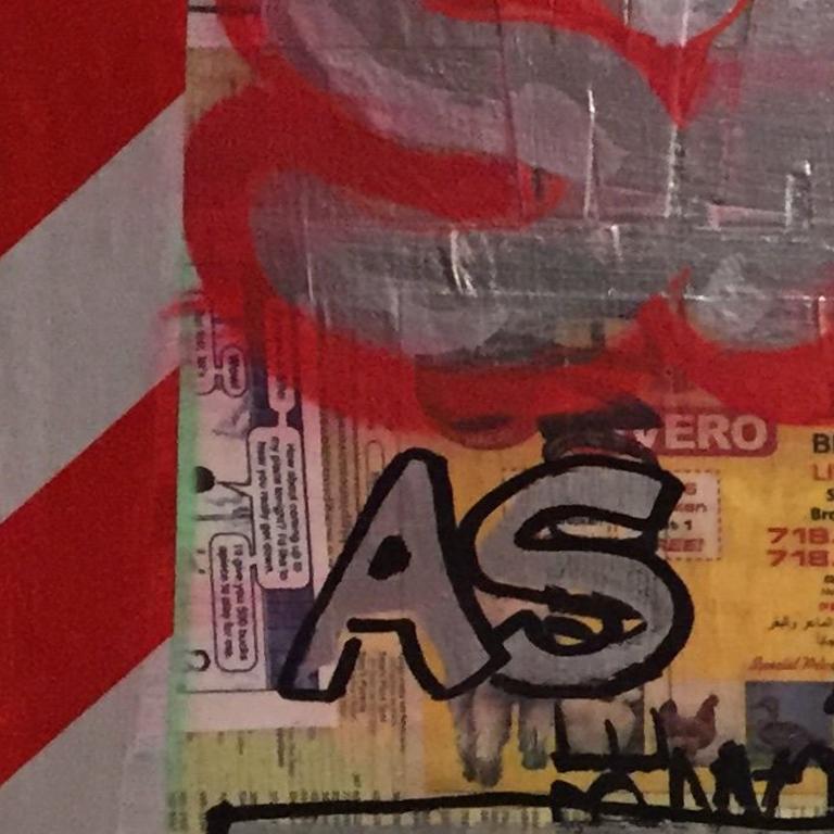 Al Diaz - Wasted Paper by Al Diaz, Graffiti Art, Spray Paint, Abstract