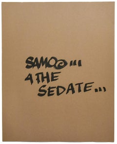 SAMO(c)...4 The Sedate... (Œuvre d'art originale)