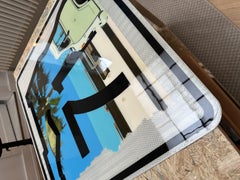 Sign 71, Painting, Oil on Metal