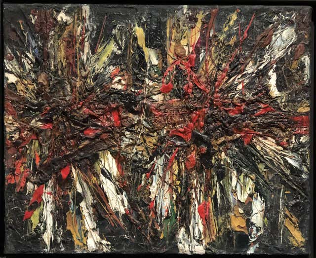 Fred Binder Samuelson - Mid Century Modern Abstract Expressionist ...