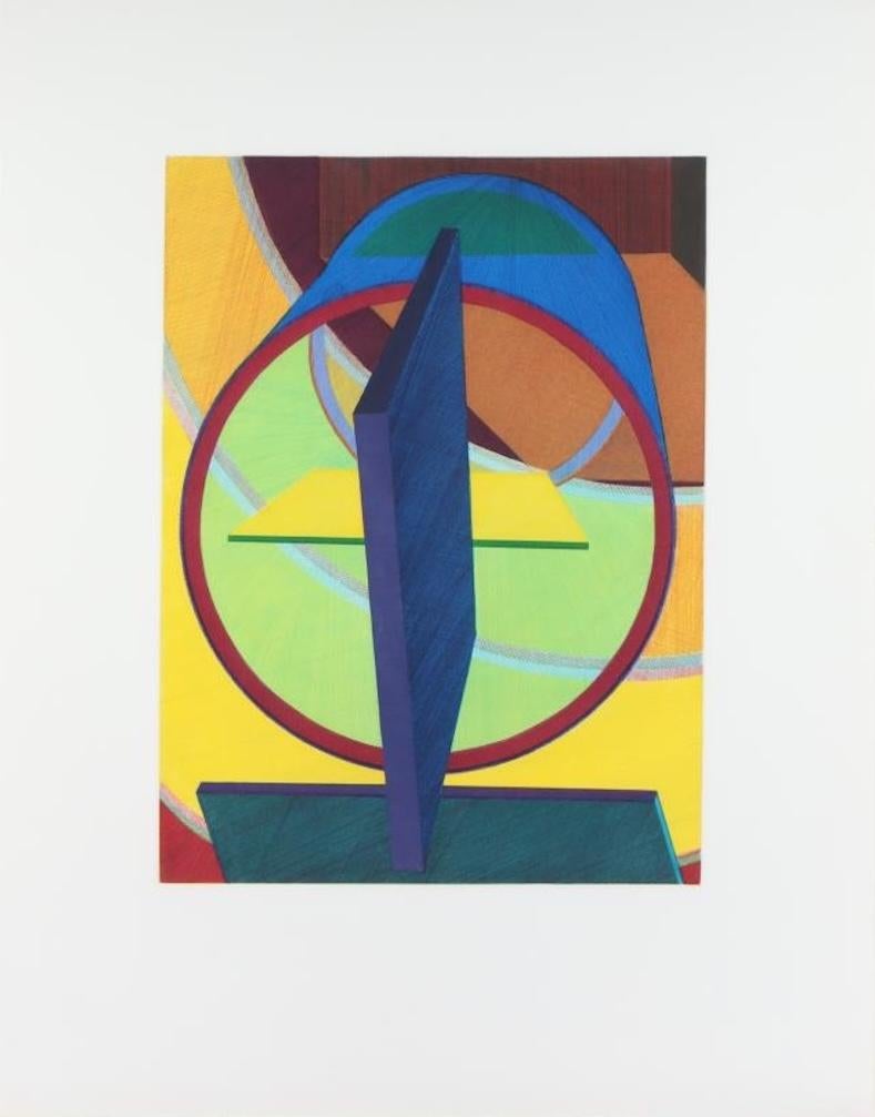 Al Held Abstract Print - Almost There