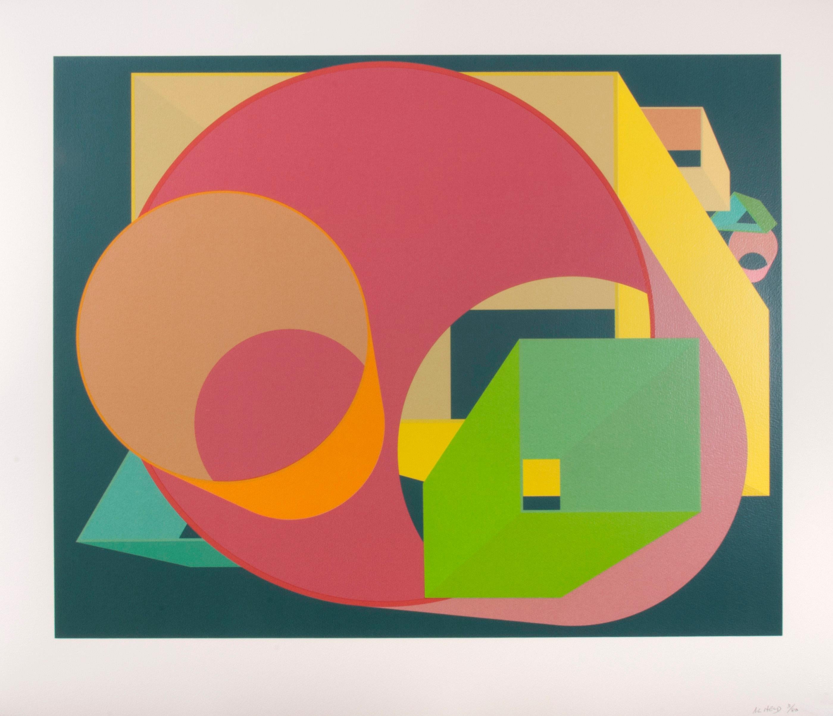 Al Held Abstract Print - Scholes II