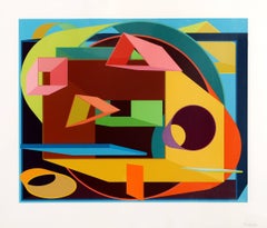Scholes II, sérigraphie d'Al Heldly