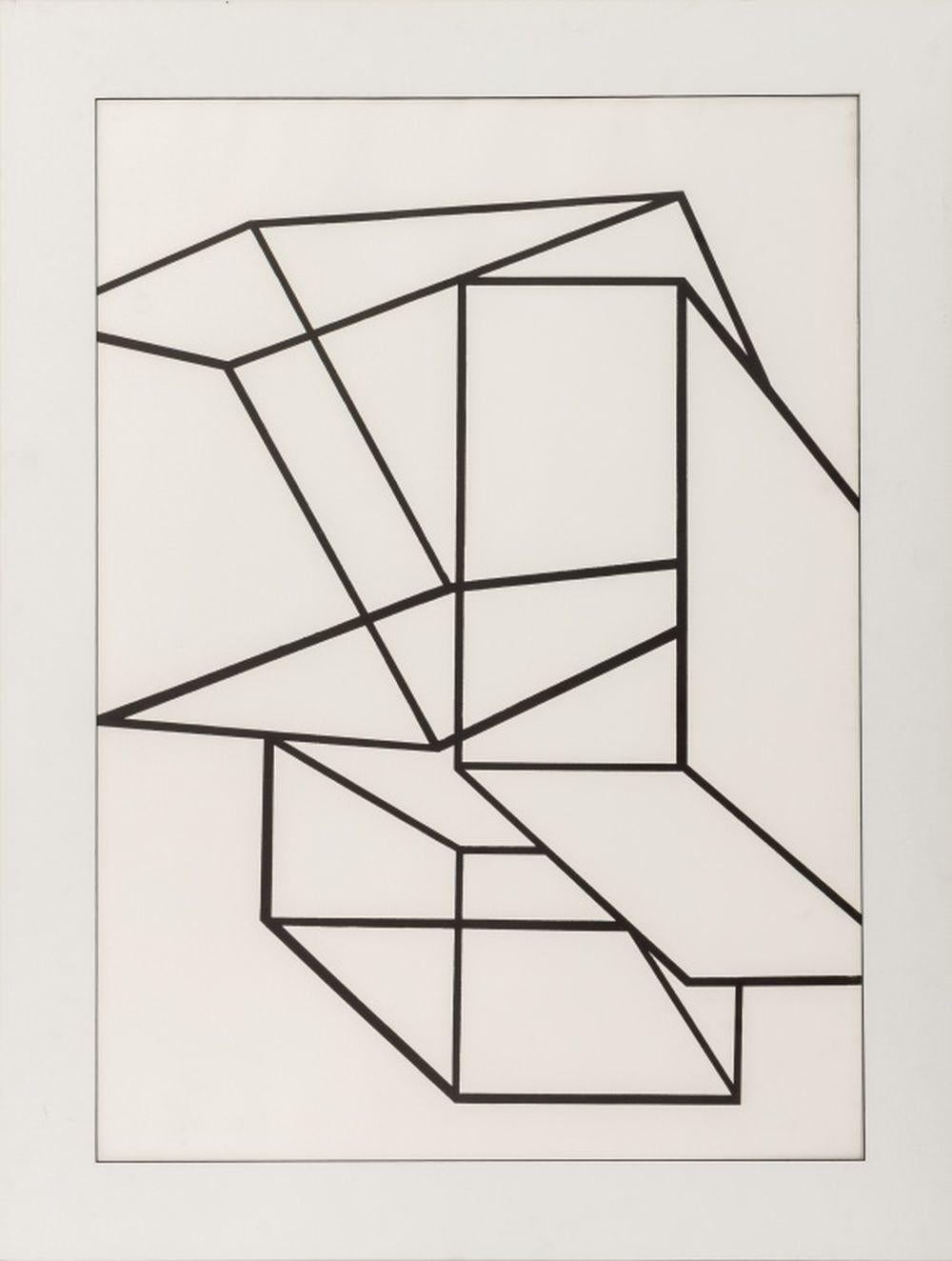 Senza titolo (Cubi) - Print di Al Held