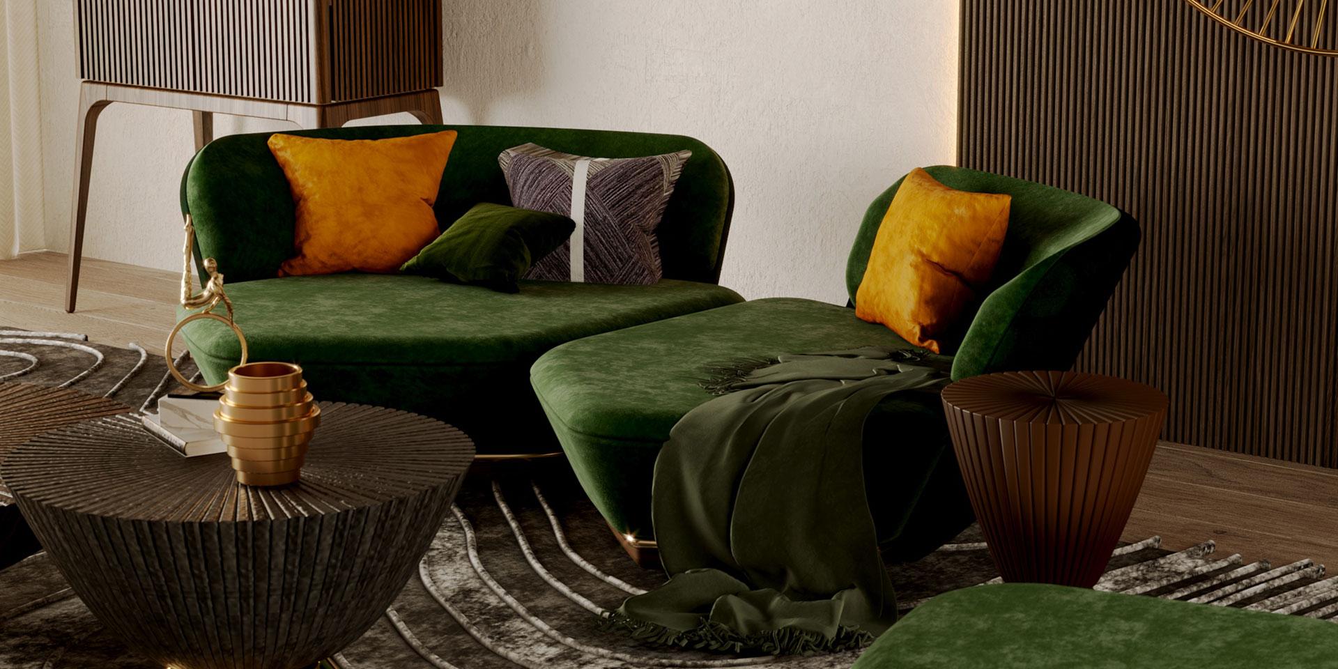 Contemporary Al-Hijr Modular LT01 Sofa by Alma De Luce For Sale