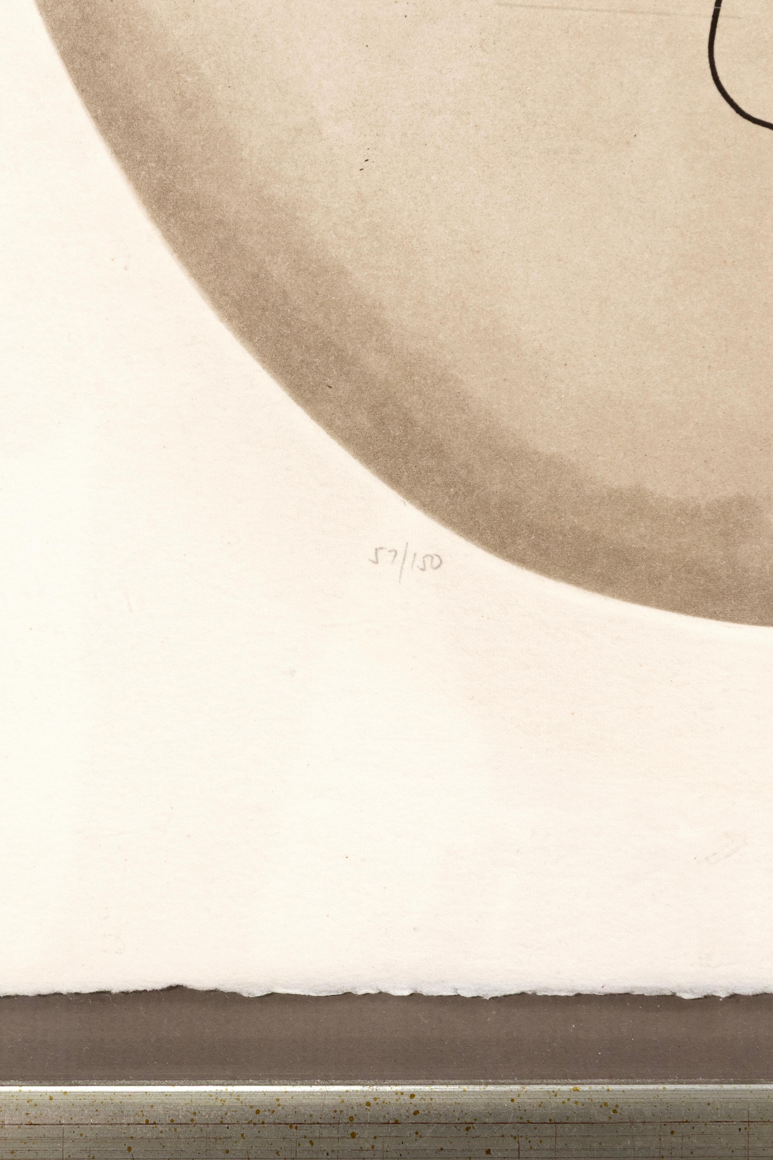 Al Hirschfeld - Laurel und Hardy, 1975 Signierte Lithographie 57/150 Karikatur im Zustand „Gut“ im Angebot in Keego Harbor, MI